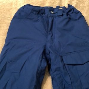 Orange snow/ski pants